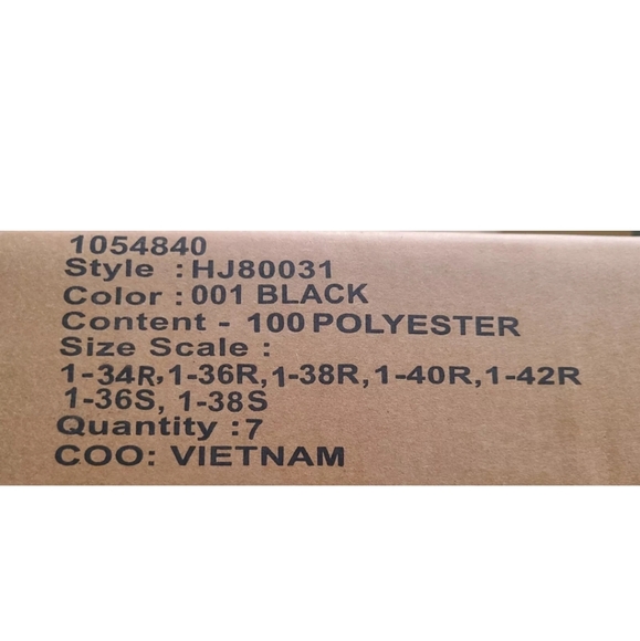 Haggar H26 Men's Flex Series Slim Fit Premium Stretch Blazer Black - MSRP $89.99 - Picture 7 of 7